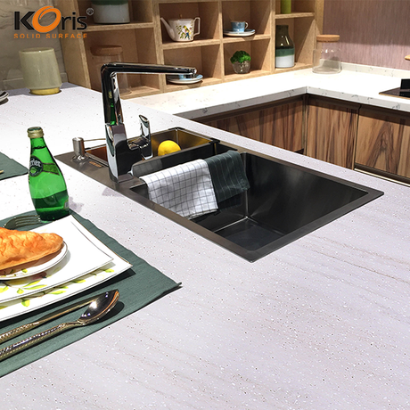 La Chine fabrique des panneaux de cuisine industrielle en feuille de surface solide acrylique