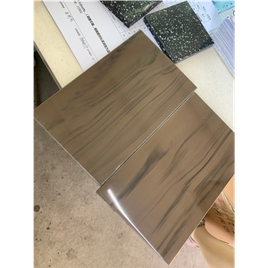 Corée Duponts Corians qualité 6-30mm épaisseur veines en bois Surface solide feuille de marbre pour comptoir