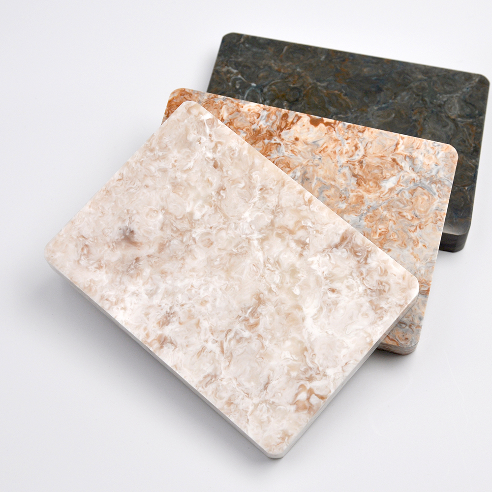 Surface solide acrylique composite CE & NSF/feuille de marbre artificiel
