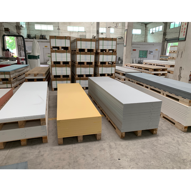 Surface solide blanche pure d'usine de surface solide de couleurs de Staron/ Corian/ Hanex pour le dessus de vanité