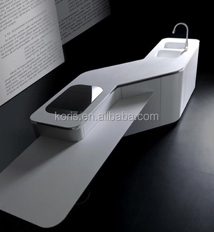 Feuilles de comptoirs de surface en marbre artificiel à surface solide acrylique