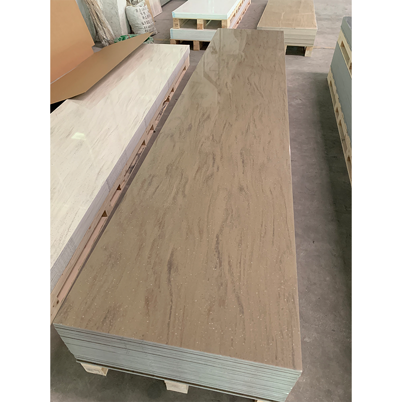 Comptoir de cuisine Surface solide acrylique modifiée grande dalle marbre artificiel