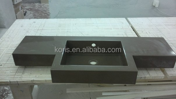 Feuilles de comptoirs de surface en marbre artificiel à surface solide acrylique