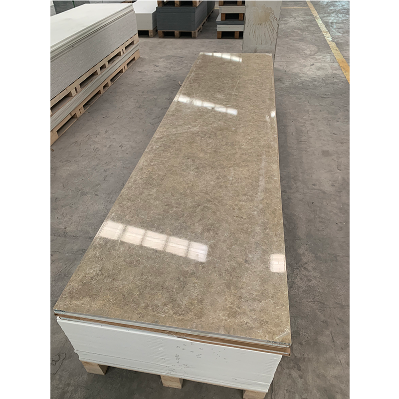 feuilles de surface solides acryliques de marbre artificiel de 12*760*3660mm pour le dessus de banc de cuisine