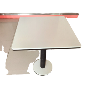 Comptoir en pierre acrylique composite de surface solide de dessus de table de restaurant 