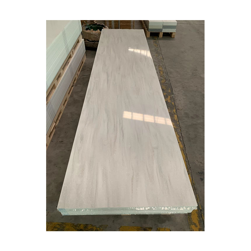 Feuille de matériaux en pierre acrylique de lumière ultraviolette de surface solide de résine de PMMA anti pour la partie supérieure du comptoir
