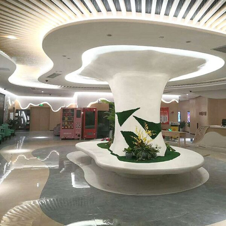 Feuille acrylique en pierre artificielle pour dessus