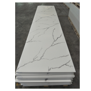Feuille de surface solide de couleur de marbre artificiel Calacatta
