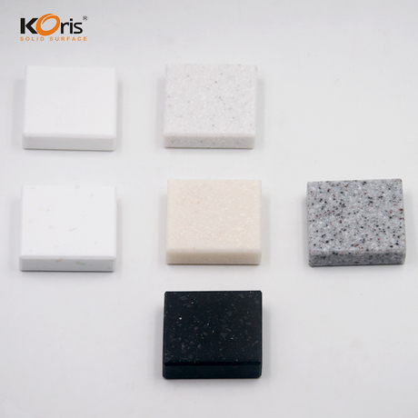 Surface solide de couleur marbre pur de vente chaude en Arabie Saoudite